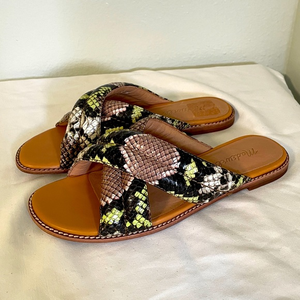 Stylish Snake Print Sandals